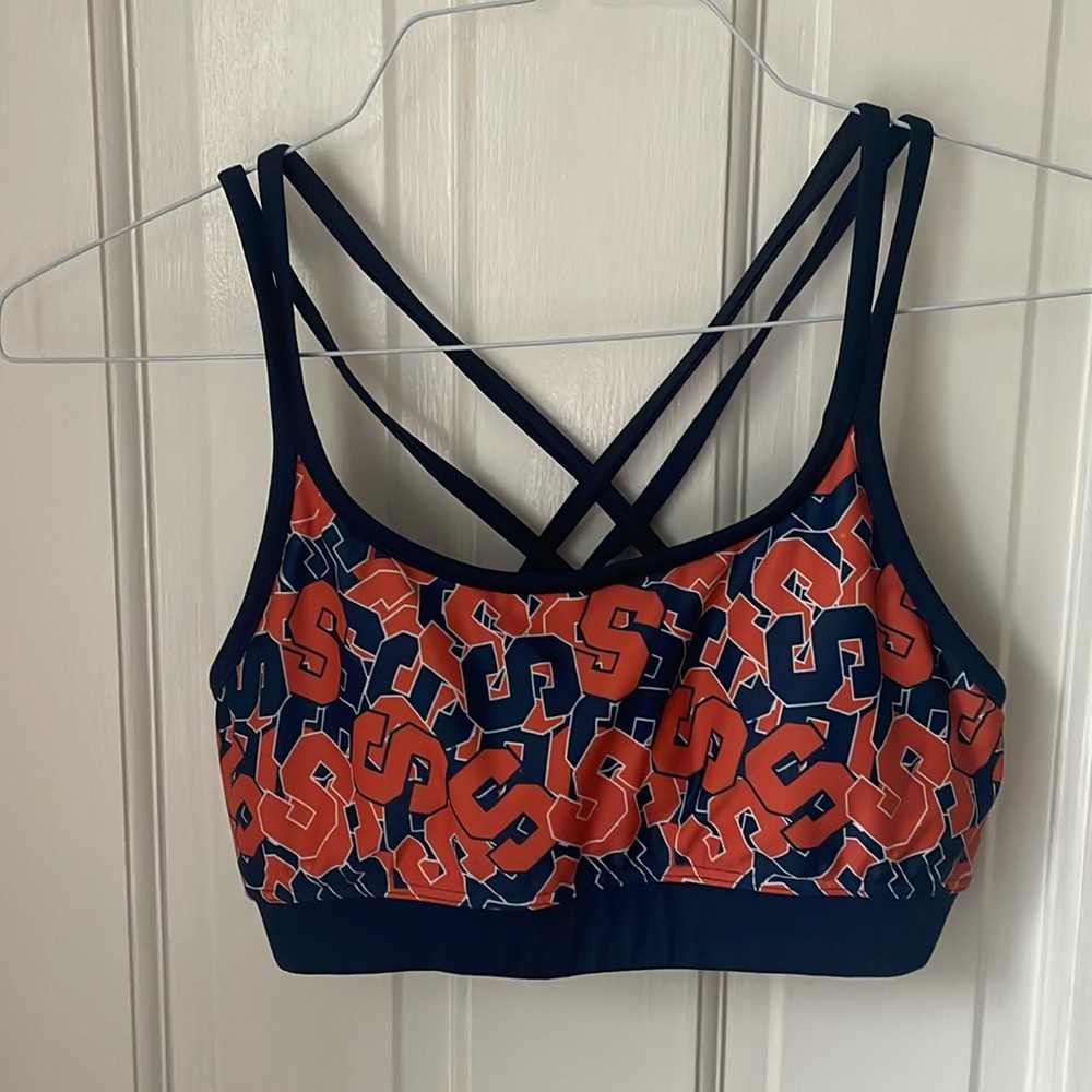 Syracuse logo sports bra